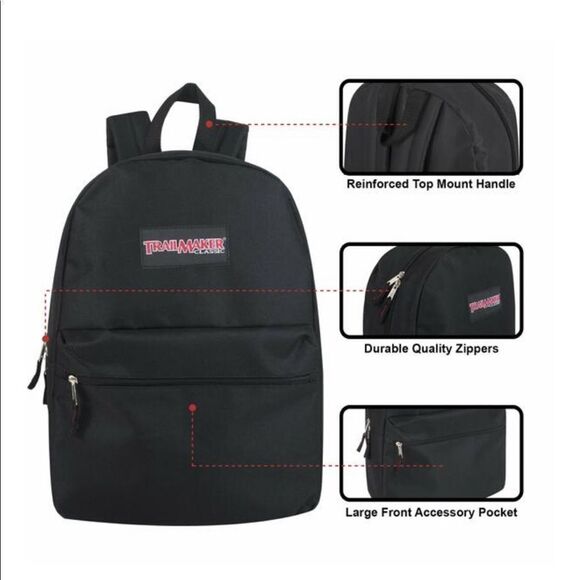 ✨ HP✨17" Trailmaker Backpack Bookbag✨ - Picture 3 of 7